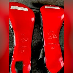 Christian Louboutin ankle strap shoes. Size 6.